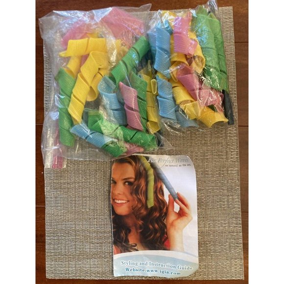 Igia Hair WavZ Hairstyling System 2 Sets - Picture 1 of 5